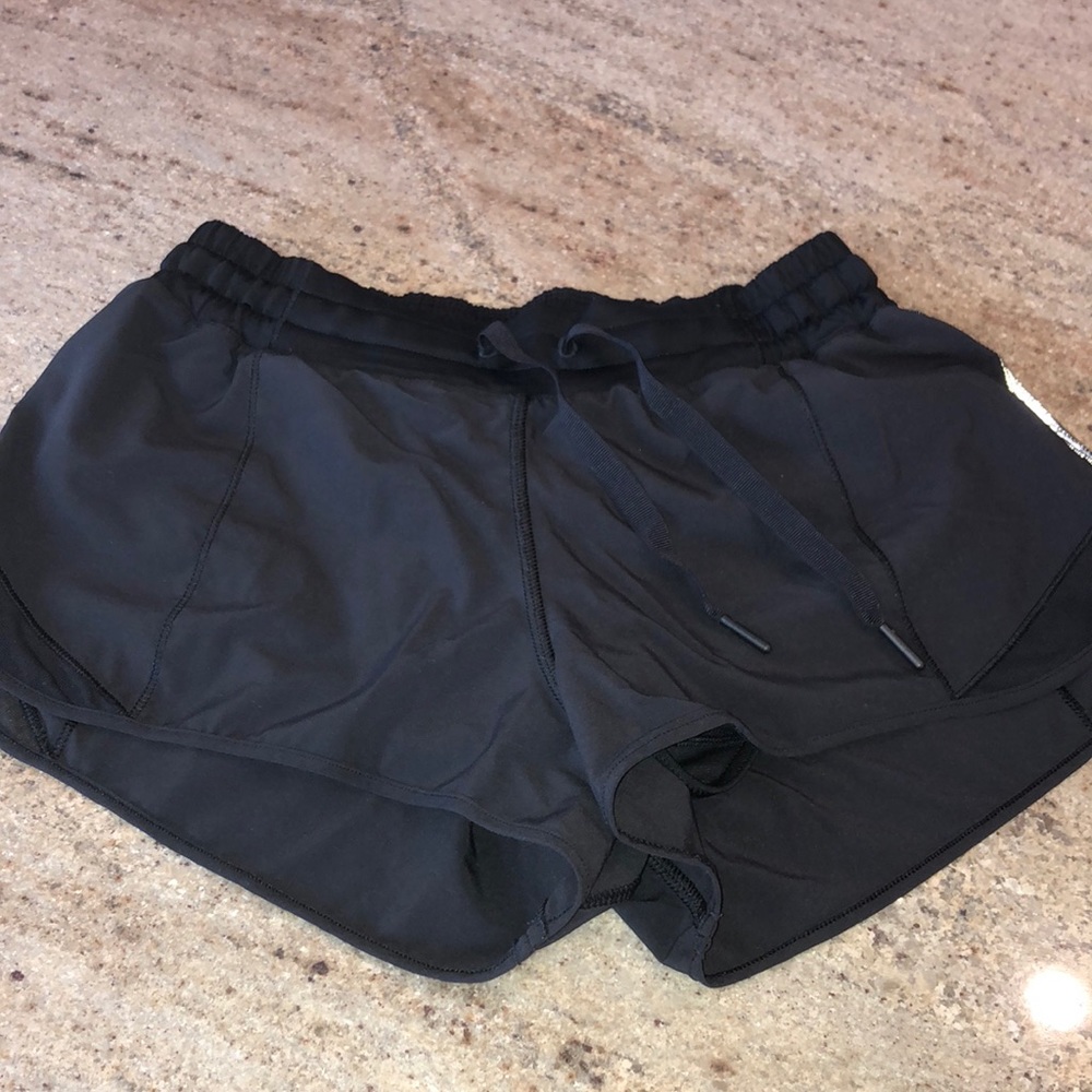 Lululemon Athletica Black running shorts